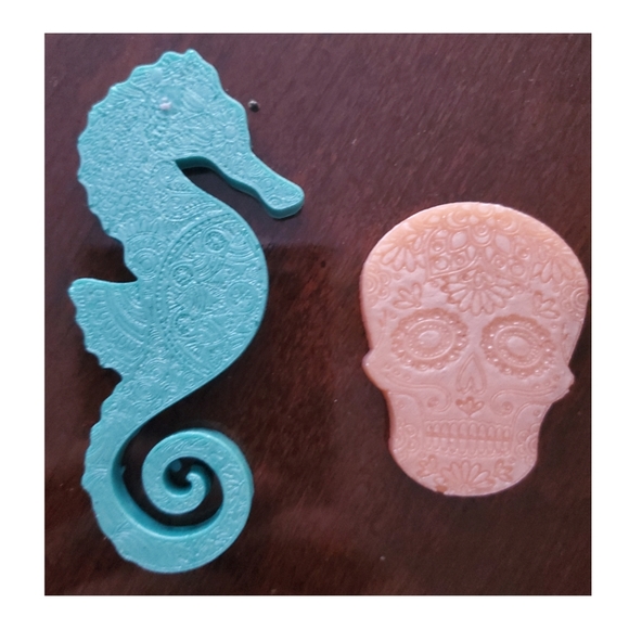 Handmade 8pc Cotton Candy Swirl Coaster Etc Set - Picture 2 of 4